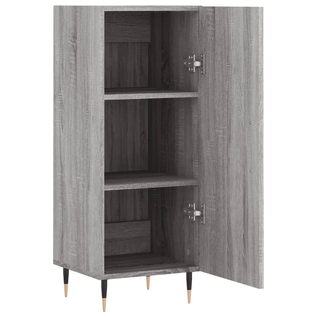 Buffet Sonoma gris 34,5x34x90 cm Bois d'ingénierie