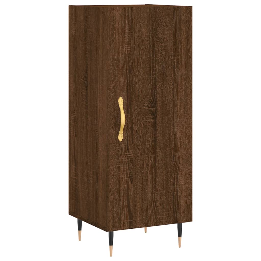 Buffet Chêne marron 34,5x34x90 cm Bois d'ingénierie