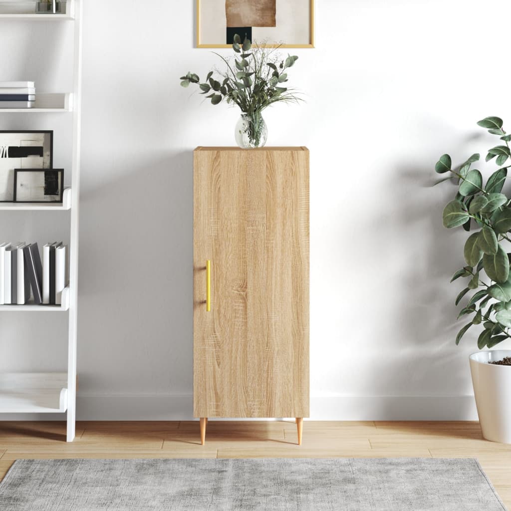 Sideboard Sonoma oak 34.5x34x90 cm Engineered wood