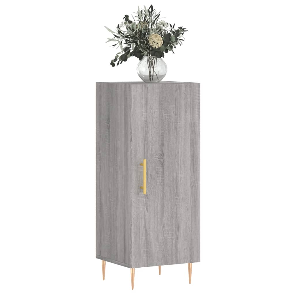 Sonoma gray sideboard 34.5x34x90 cm Engineered wood