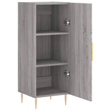 Sonoma gray sideboard 34.5x34x90 cm Engineered wood