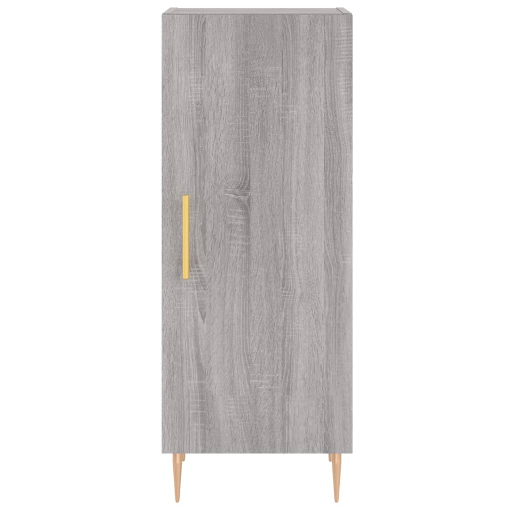 Sonoma gray sideboard 34.5x34x90 cm Engineered wood