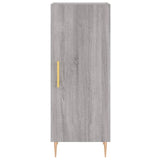 Sonoma gray sideboard 34.5x34x90 cm Engineered wood