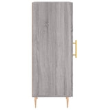 Sonoma graues Sideboard 34,5x34x90 cm Holzwerkstoff