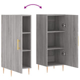 Buffet Sonoma gris 34,5x34x90 cm Bois d'ingénierie