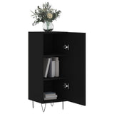 Black Sideboard 34.5x34x90 cm Engineered Wood