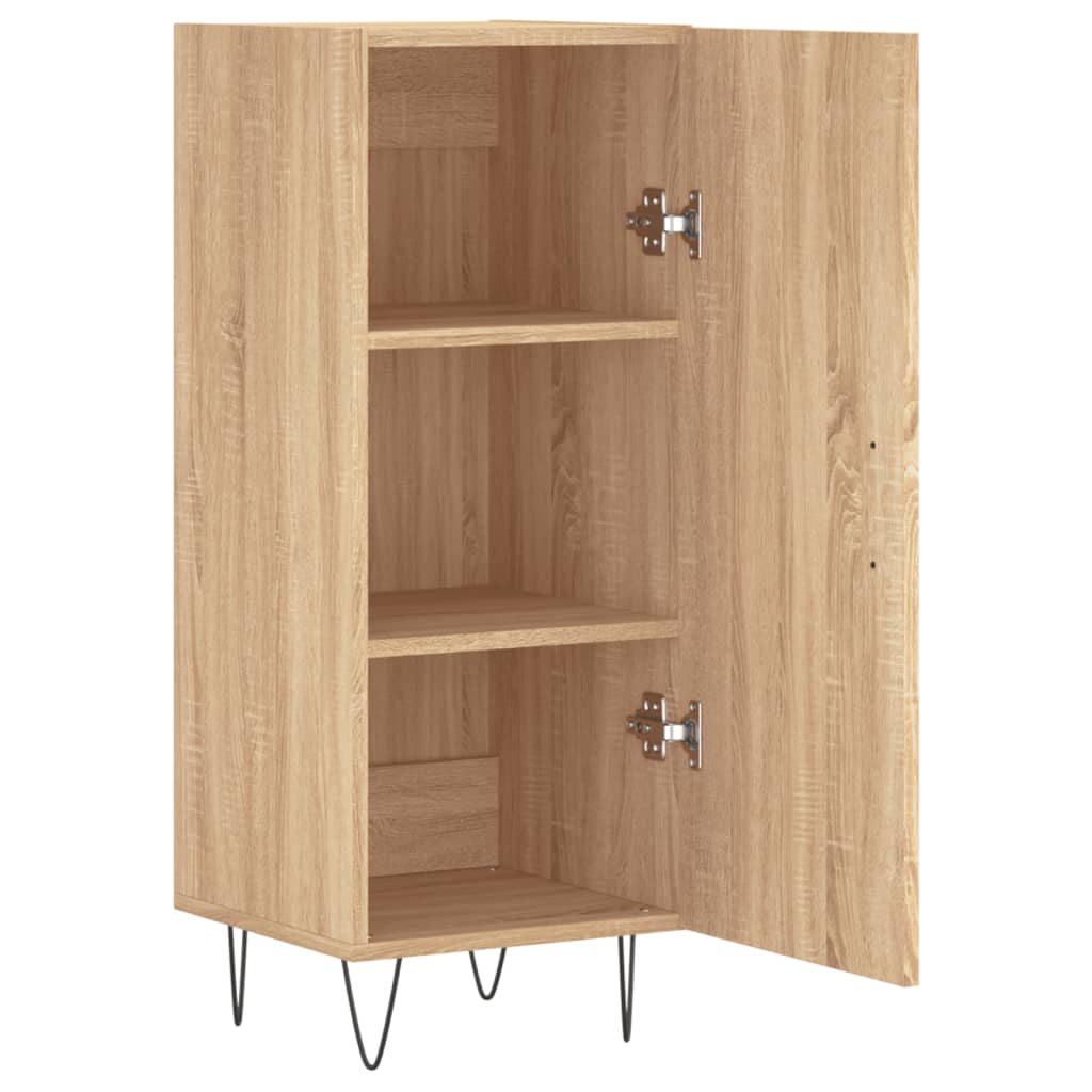 Sideboard Sonoma-Eiche 34,5x34x90 cm Holzwerkstoff