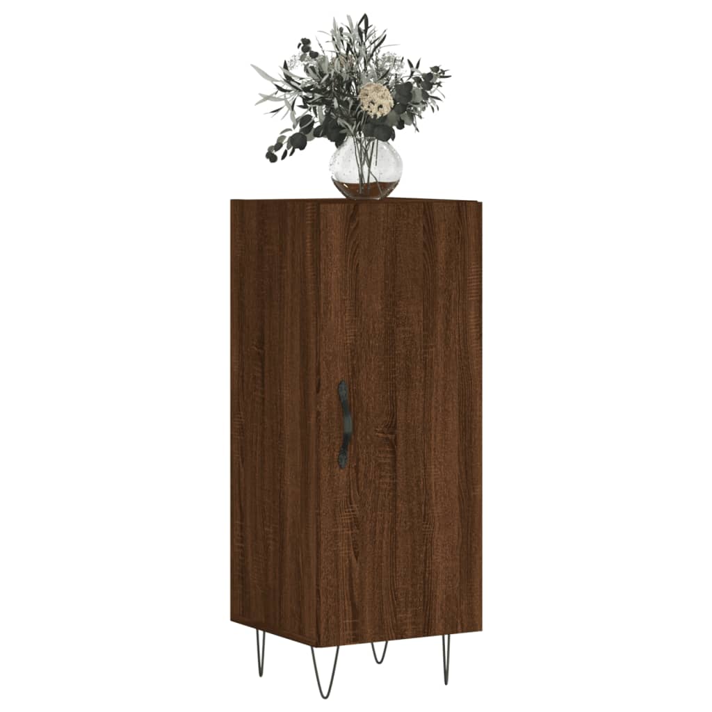 Sideboard Brauneiche 34,5x34x90 cm Holzwerkstoff