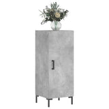 Concrete Grey Sideboard 34.5x34x90 cm Engineered Wood