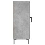 Concrete Grey Sideboard 34.5x34x90 cm Engineered Wood