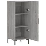 Buffet Sonoma gris 34,5x34x90 cm Bois d'ingénierie