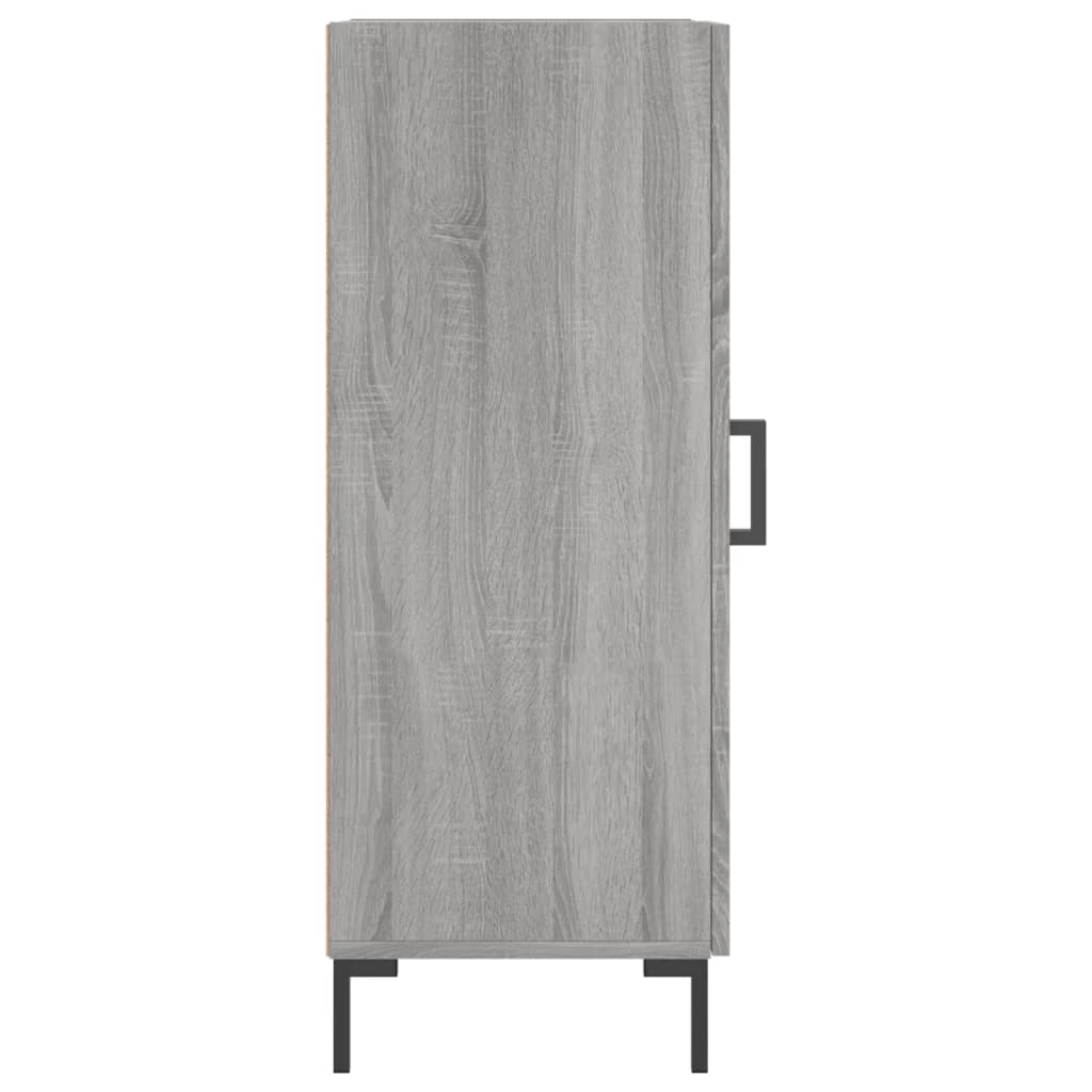 Buffet Sonoma gris 34,5x34x90 cm Bois d'ingénierie