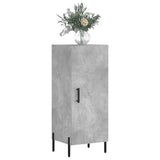 Buffet Gris béton 34,5x34x90 cm Bois d'ingénierie