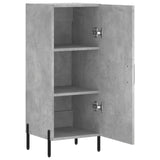 Concrete Grey Sideboard 34.5x34x90 cm Engineered Wood