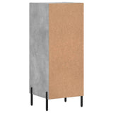 Concrete Grey Sideboard 34.5x34x90 cm Engineered Wood