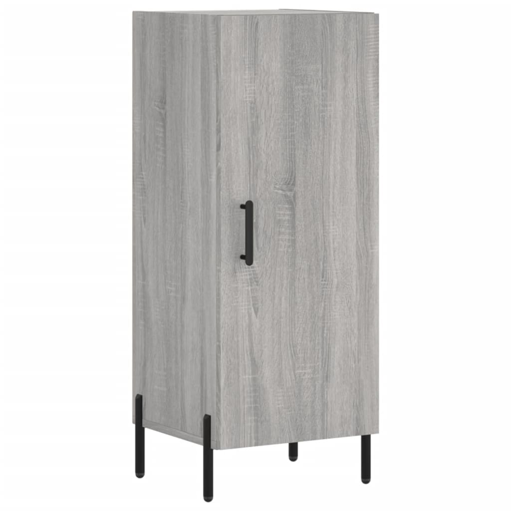 Sonoma graues Sideboard 34,5x34x90 cm Holzwerkstoff