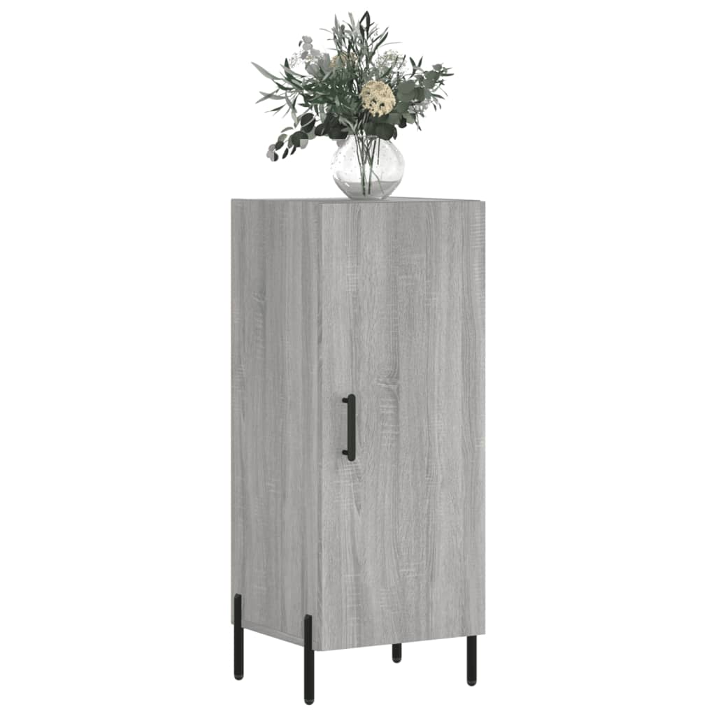 Sonoma graues Sideboard 34,5x34x90 cm Holzwerkstoff