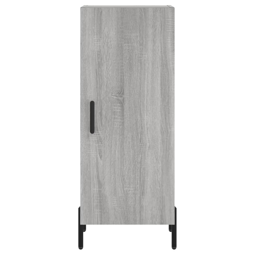 Sonoma graues Sideboard 34,5x34x90 cm Holzwerkstoff