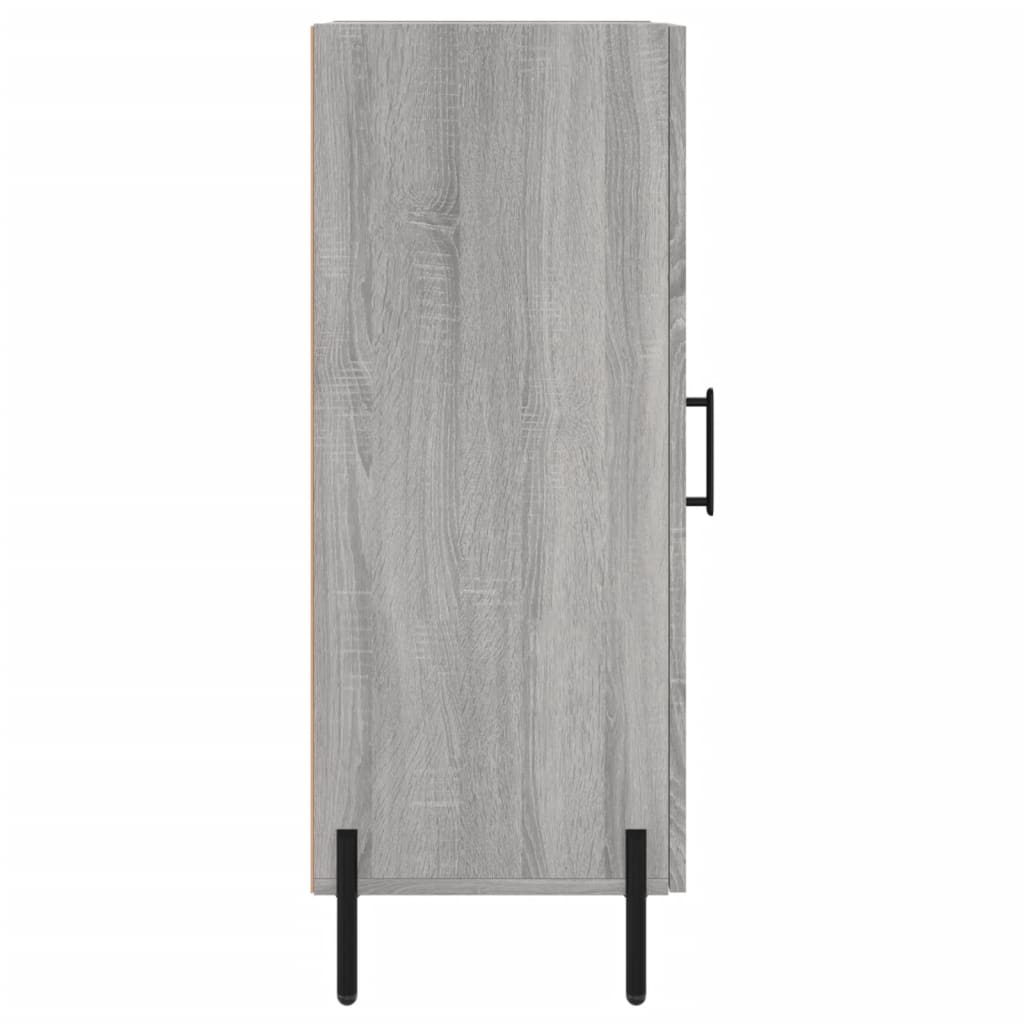 Sonoma graues Sideboard 34,5x34x90 cm Holzwerkstoff