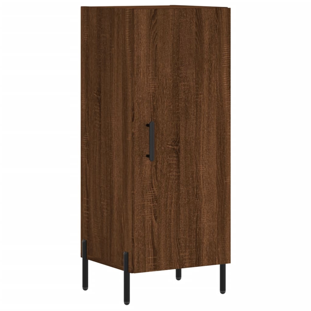 Buffet Chêne marron 34,5x34x90 cm Bois d'ingénierie