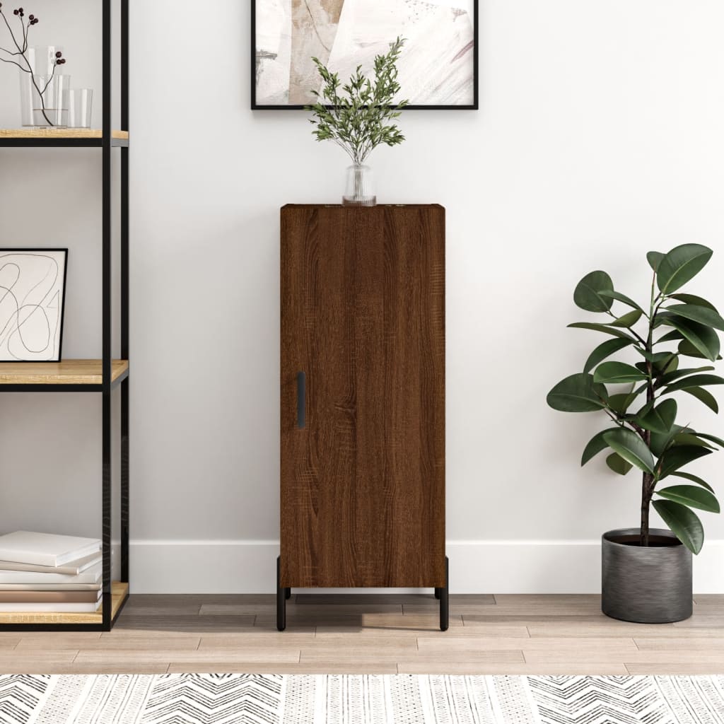 Sideboard Brown Oak 34.5x34x90 cm Engineered wood