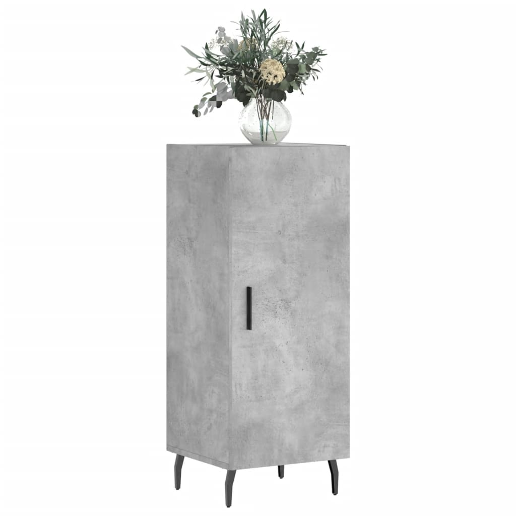 Concrete Grey Sideboard 34.5x34x90 cm Engineered Wood