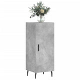 Buffet Gris béton 34,5x34x90 cm Bois d'ingénierie