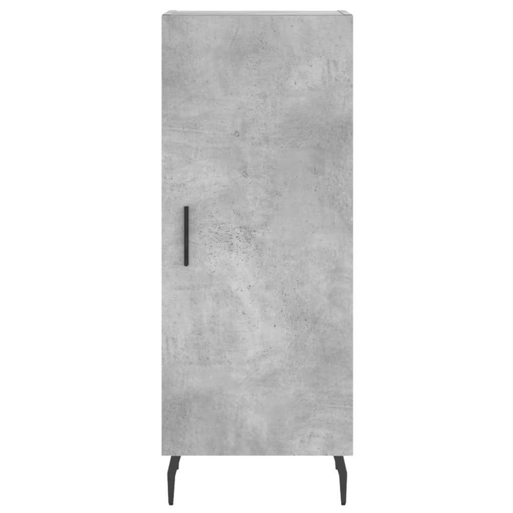 Concrete Grey Sideboard 34.5x34x90 cm Engineered Wood