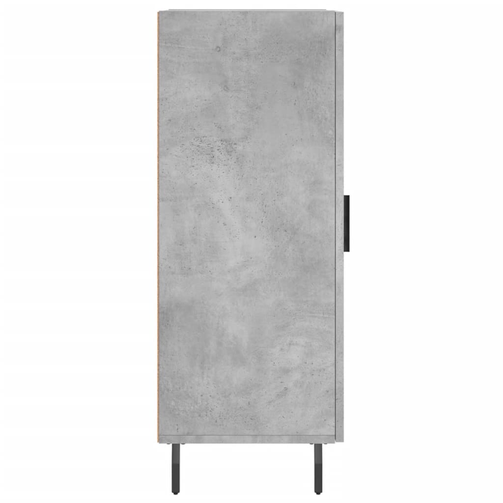 Buffet Gris béton 34,5x34x90 cm Bois d'ingénierie