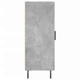 Concrete Grey Sideboard 34.5x34x90 cm Engineered Wood