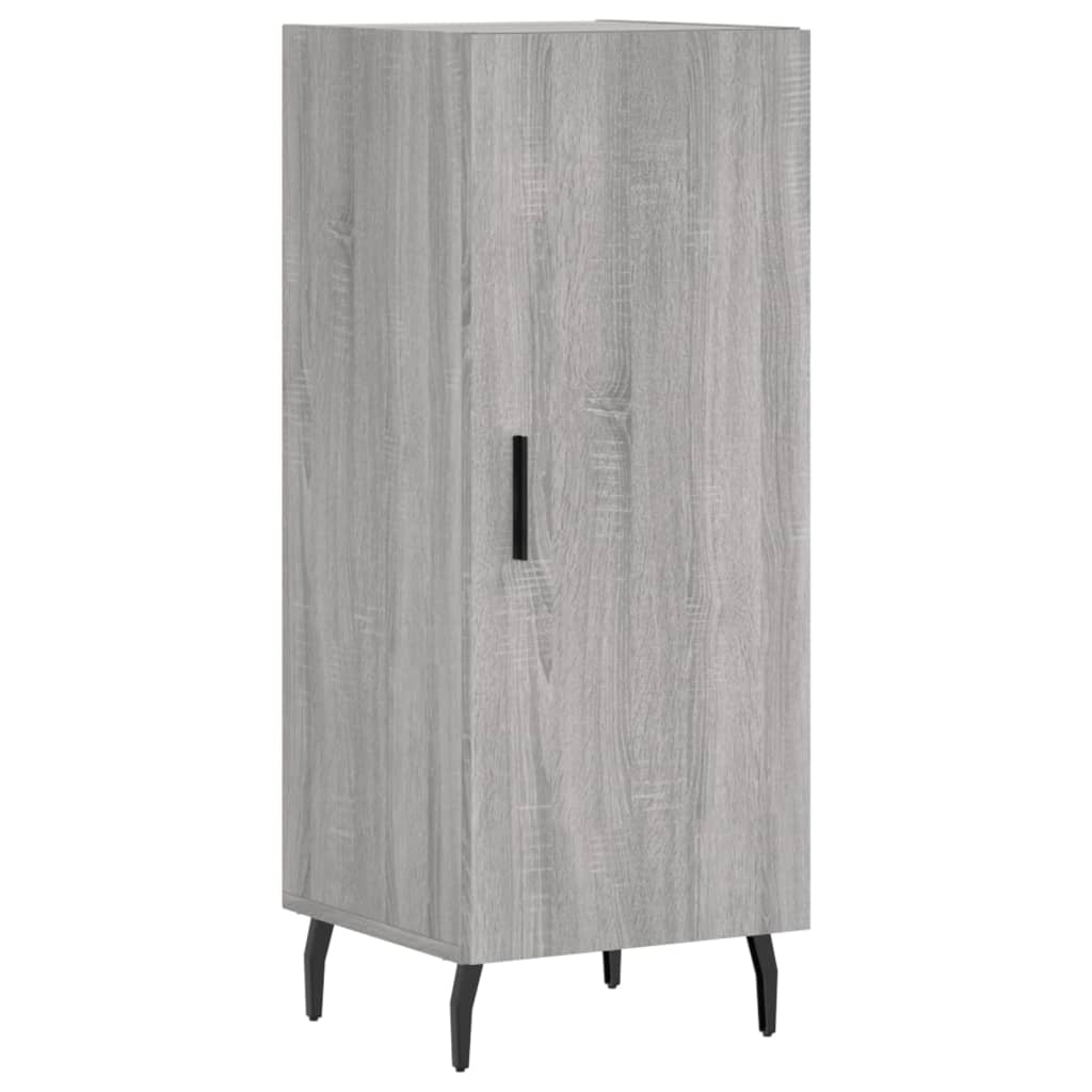 Sonoma gray sideboard 34.5x34x90 cm Engineered wood