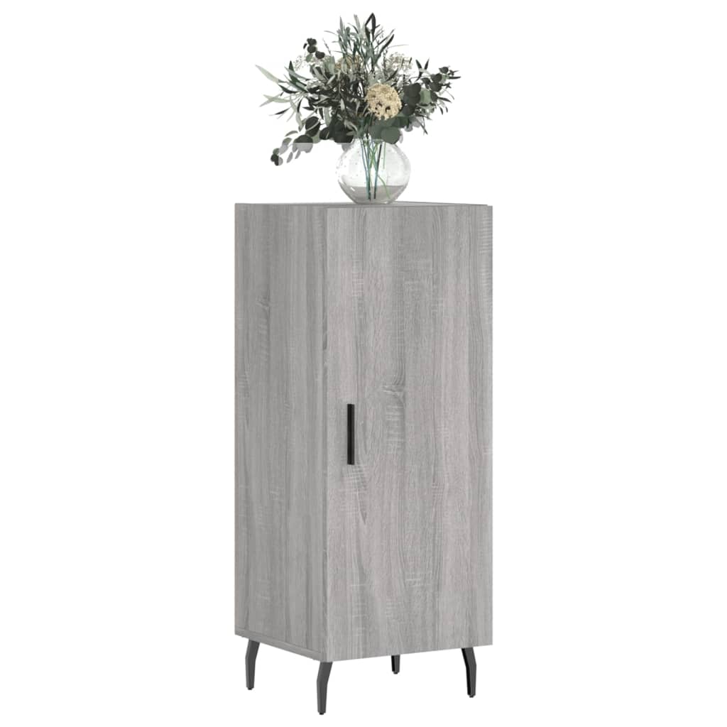 Sonoma gray sideboard 34.5x34x90 cm Engineered wood