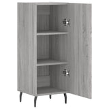 Sonoma gray sideboard 34.5x34x90 cm Engineered wood