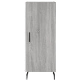 Sonoma gray sideboard 34.5x34x90 cm Engineered wood