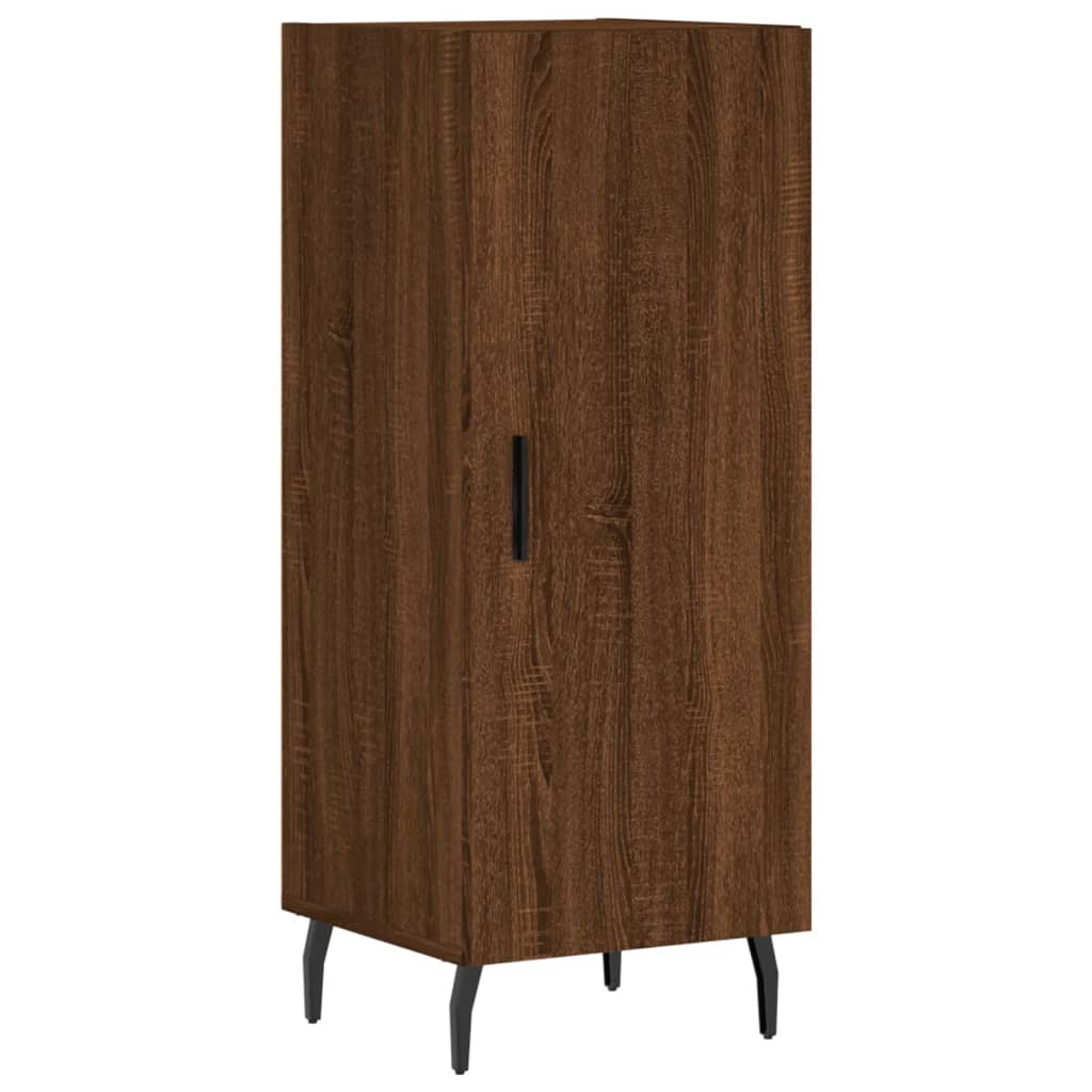 Buffet Chêne marron 34,5x34x90 cm Bois d'ingénierie