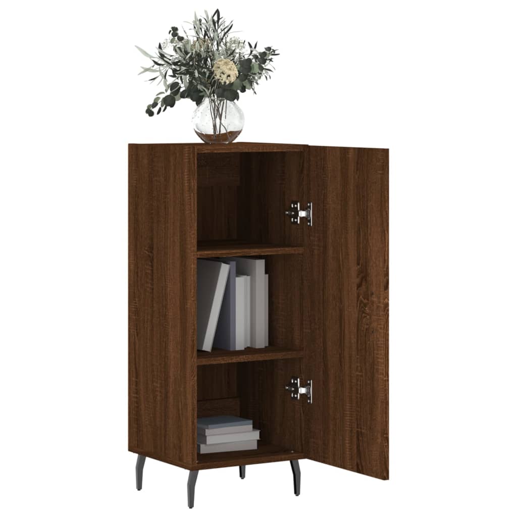 Buffet Chêne marron 34,5x34x90 cm Bois d'ingénierie