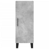 Concrete Grey Sideboard 34.5x34x90 cm Engineered Wood