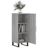 Sonoma gray sideboard 34.5x34x90 cm Engineered wood