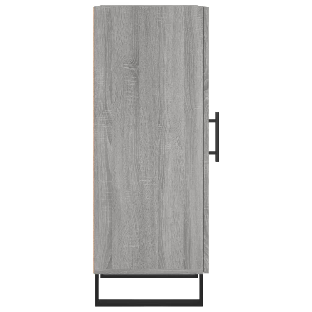 Sonoma graues Sideboard 34,5x34x90 cm Holzwerkstoff