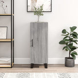 Sonoma gray sideboard 34.5x34x90 cm Engineered wood