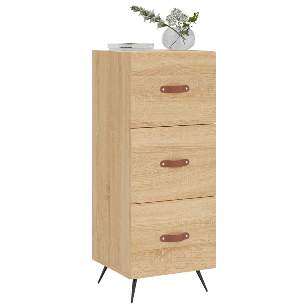 Buffet Chêne sonoma 34,5x34x90 cm Bois d'ingénierie