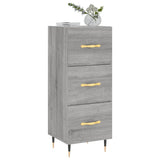 Sonoma graues Sideboard 34,5x34x90 cm Holzwerkstoff