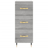 Sonoma graues Sideboard 34,5x34x90 cm Holzwerkstoff