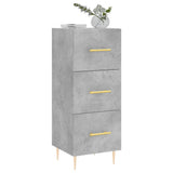 Concrete Grey Sideboard 34.5x34x90 cm Engineered Wood