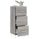 Buffet Sonoma gris 34,5x34x90 cm Bois d'ingénierie