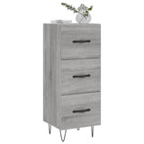 Buffet Sonoma gris 34,5x34x90 cm Bois d'ingénierie