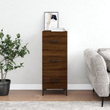 Sideboard Brown Oak 34.5x34x90 cm Engineered wood