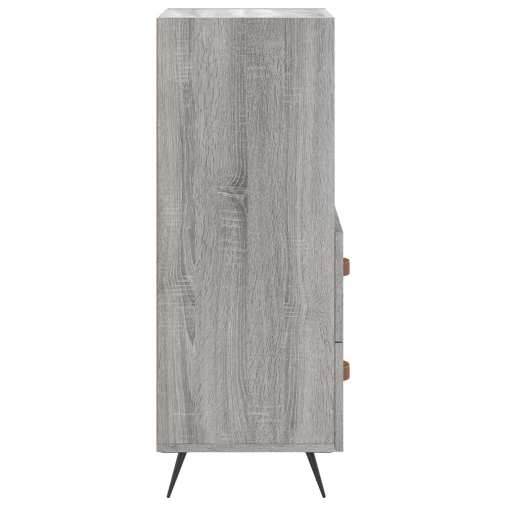 Sonoma gray sideboard 34.5x34x90 cm Engineered wood