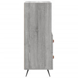 Sonoma gray sideboard 34.5x34x90 cm Engineered wood