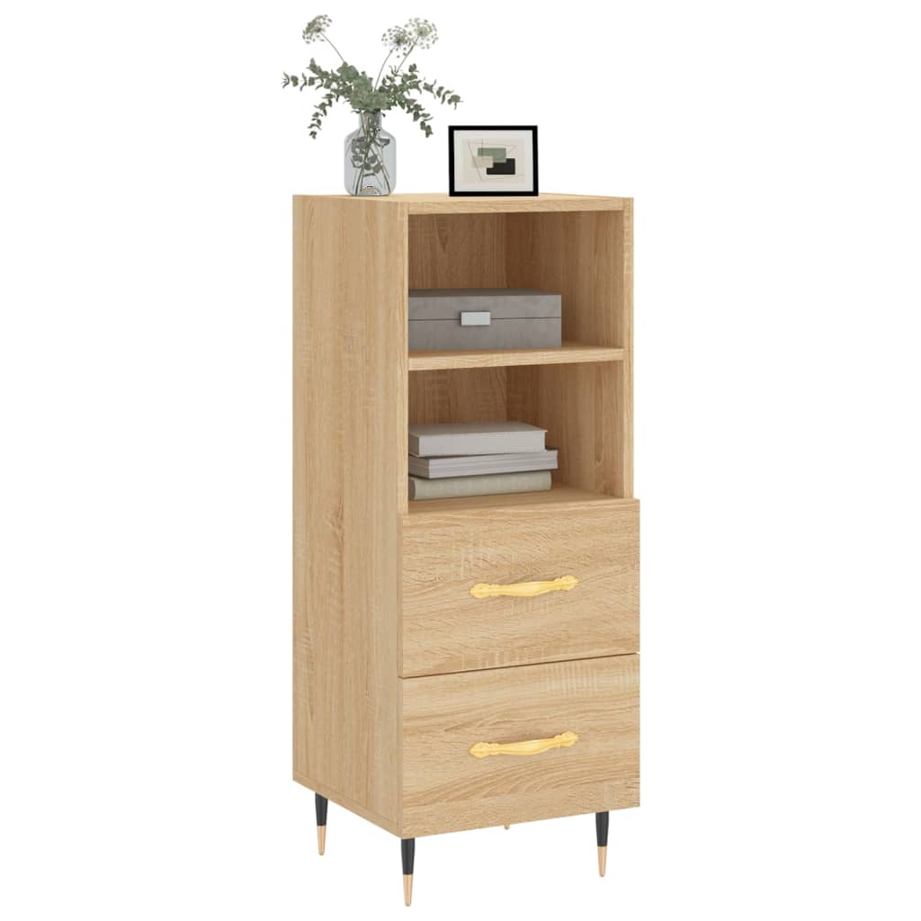 Sideboard Sonoma oak 34.5x34x90 cm Engineered wood